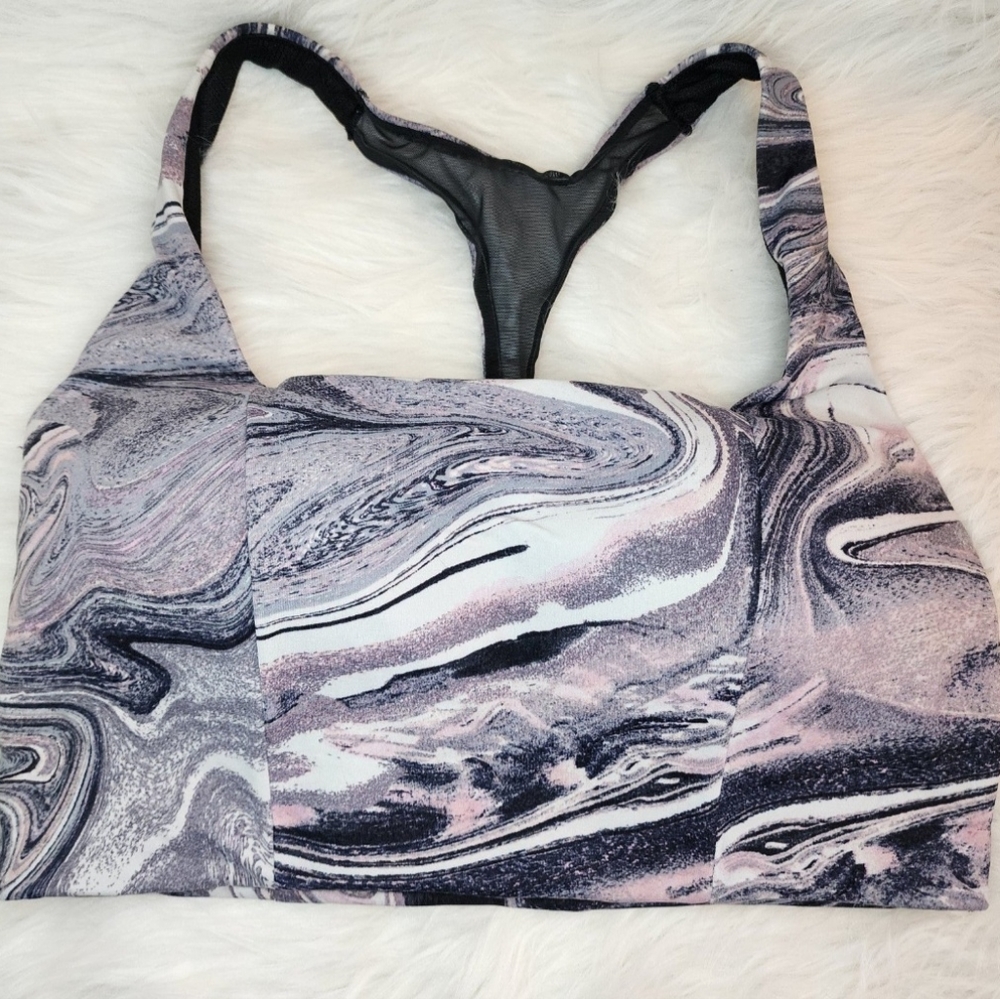 Victoria's Secret marbled racerback Sports Bra  size- 36DD